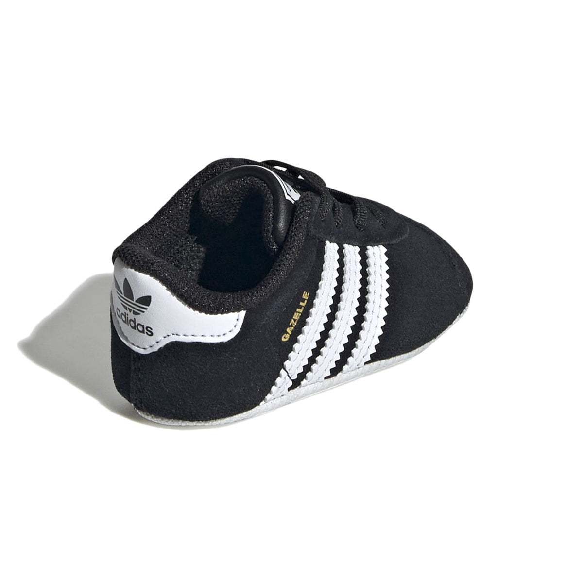 Sneakers Adidas Gazelle Crib Bébé noir et blanc – vue 3