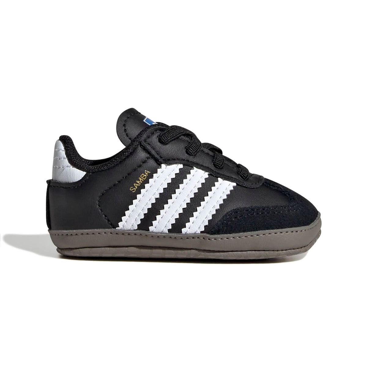 Sneakers Adidas Samba Crib Bébé noir et blanc – vue 1