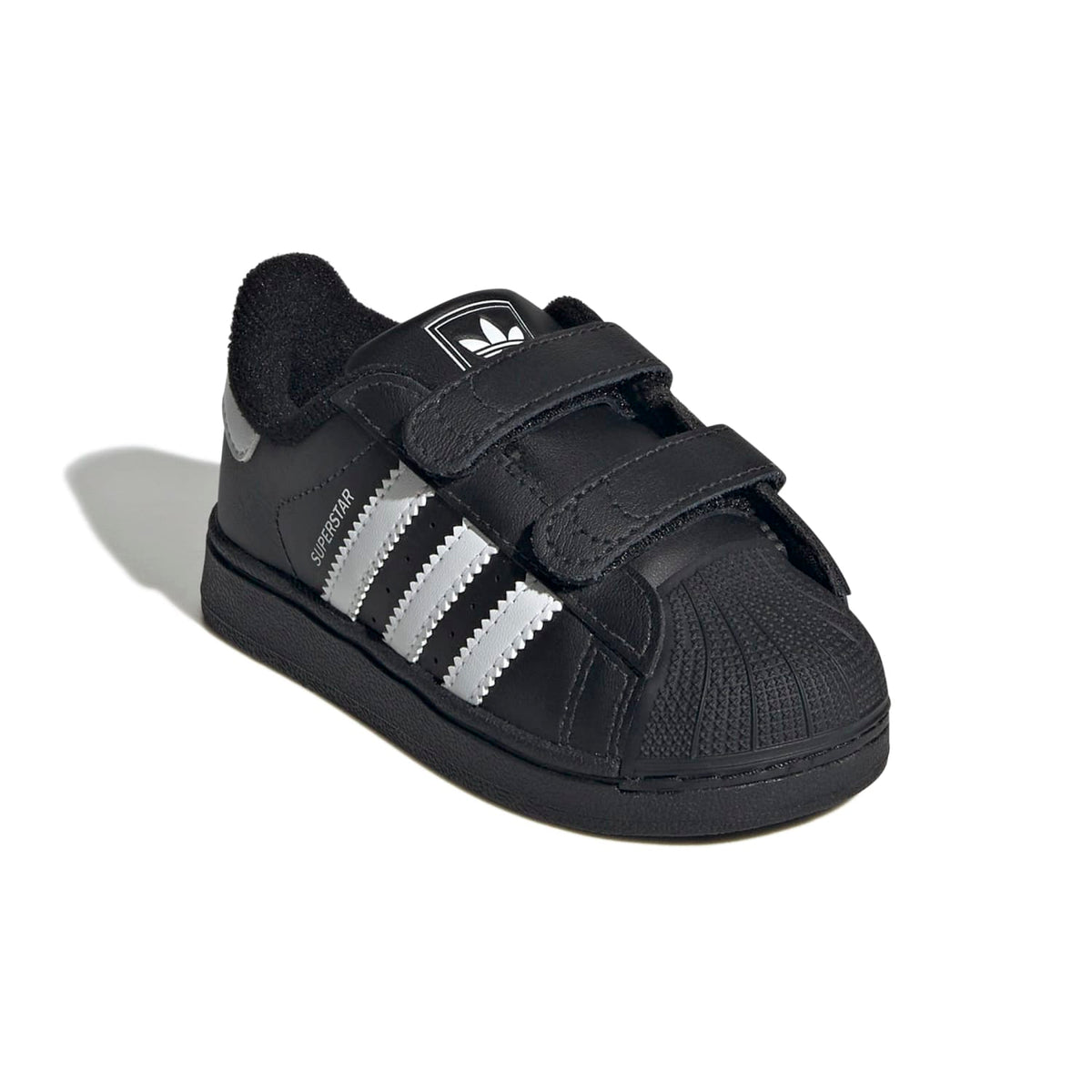 Sneakers Adidas Superstar II Bébé noir et blanc – vue 3