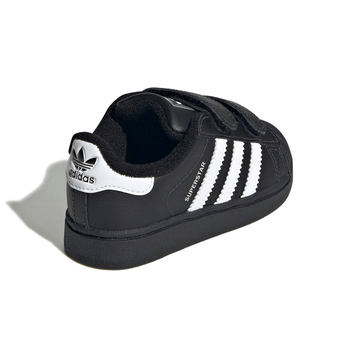 Sneakers Adidas Superstar II Bébé noir et blanc – vue 4