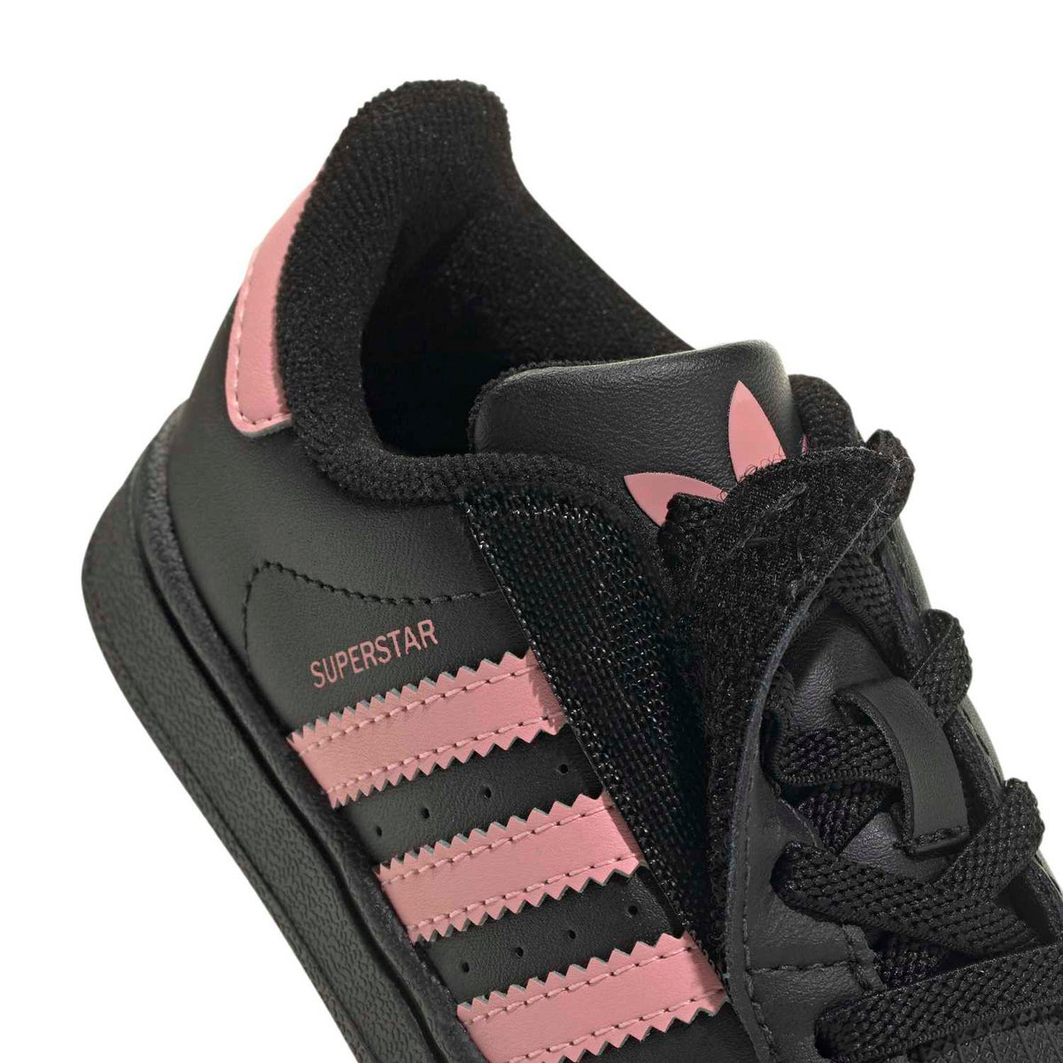Sneakers Adidas Superstar II Bébé noir et rose – vue 6