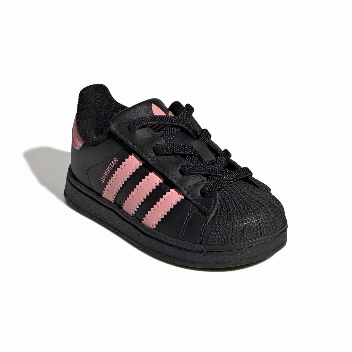 Sneakers Adidas Superstar II Bébé noir et rose – vue 4