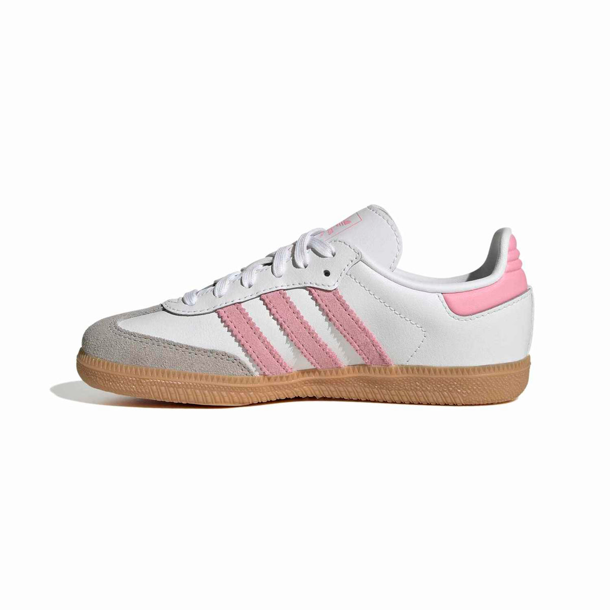 Sneakers Adidas Samba OG Enfant blanc et rose – vue 2