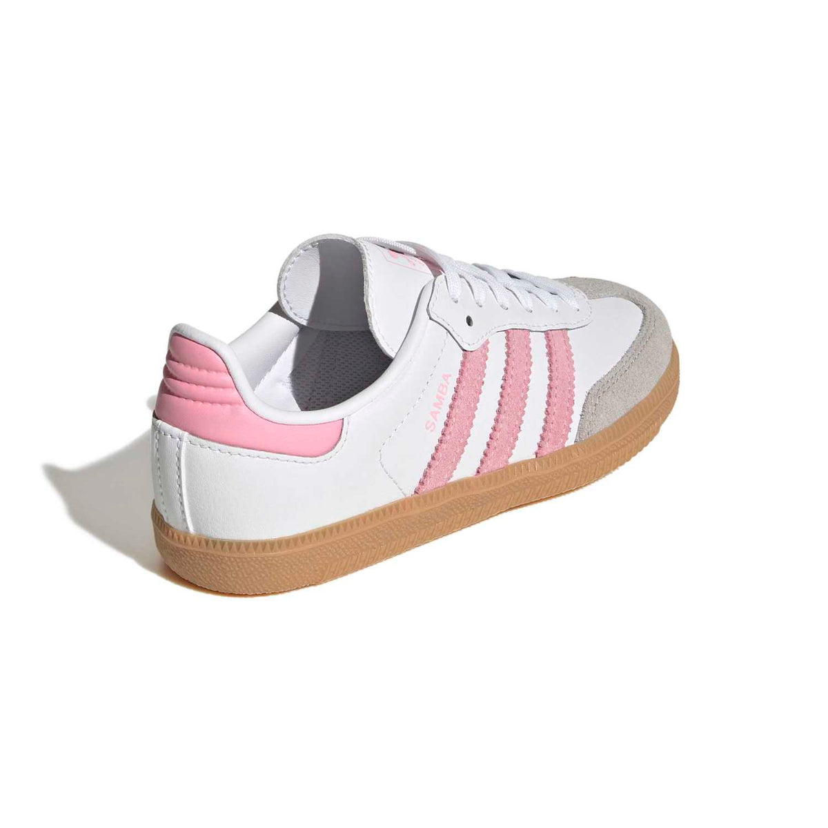Sneakers Adidas Samba OG Enfant blanc et rose – vue 4