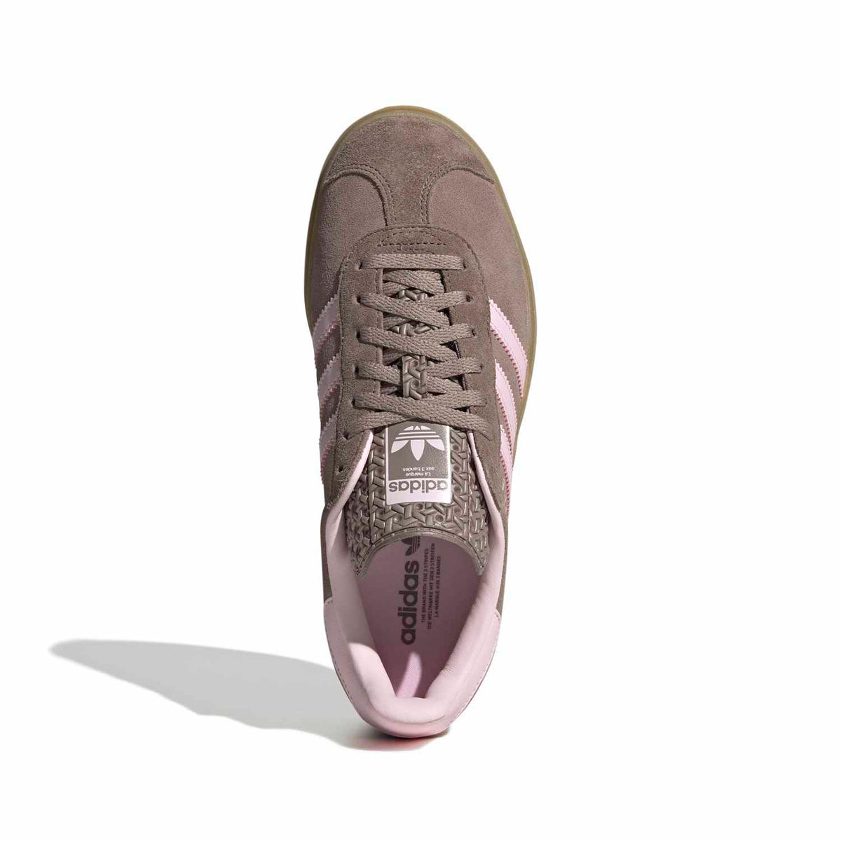 Sneakers Adidas Gazelle Bold Femme rose et marron – vue 5