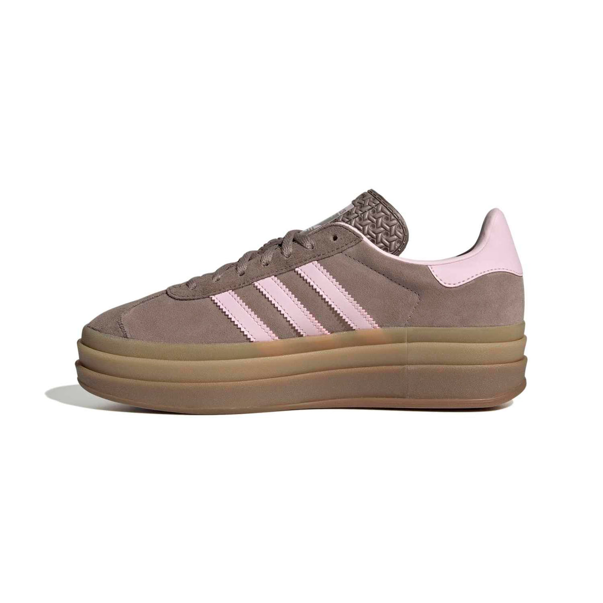 Sneakers Adidas Gazelle Bold Femme rose et marron – vue 2