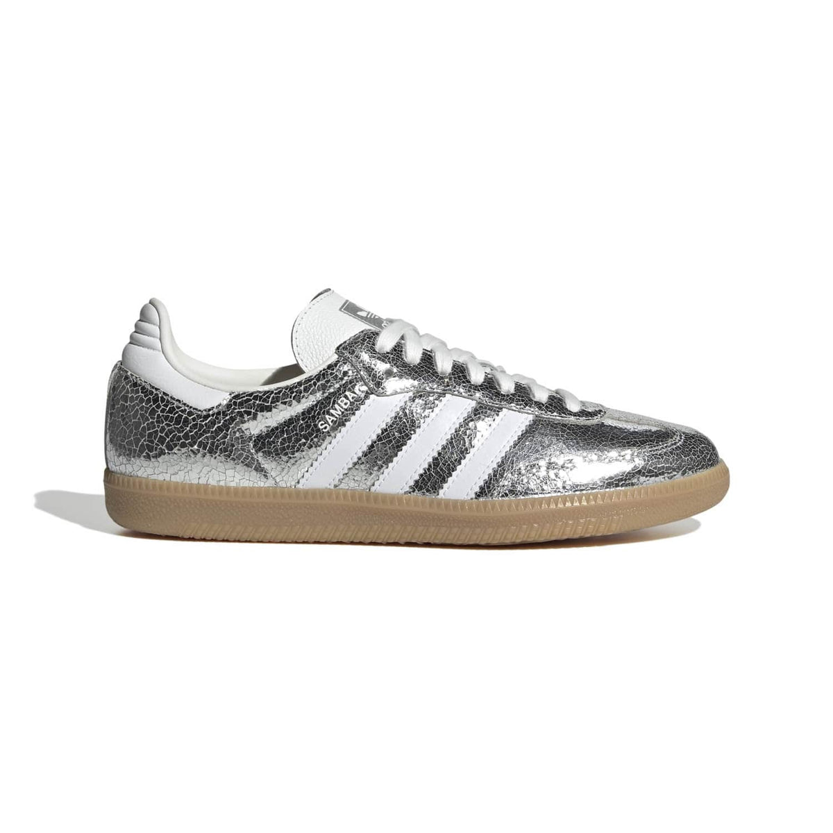 Sneakers Adidas Samba OG Femme argent et blanc – vue 1