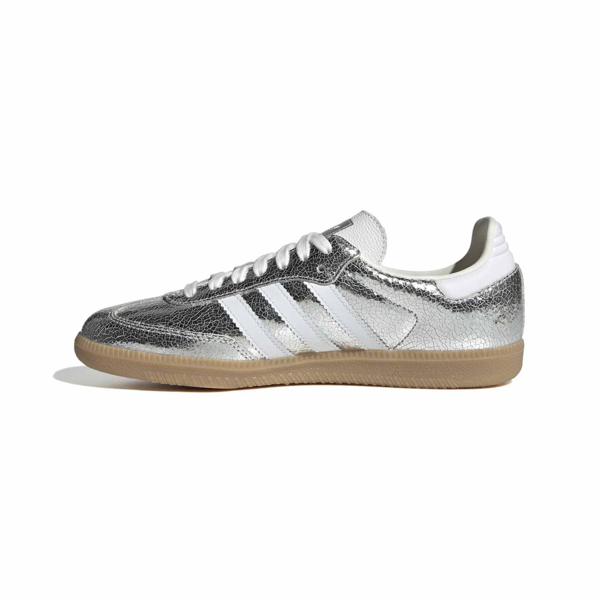 Sneakers Adidas Samba OG Femme argent et blanc – vue 2