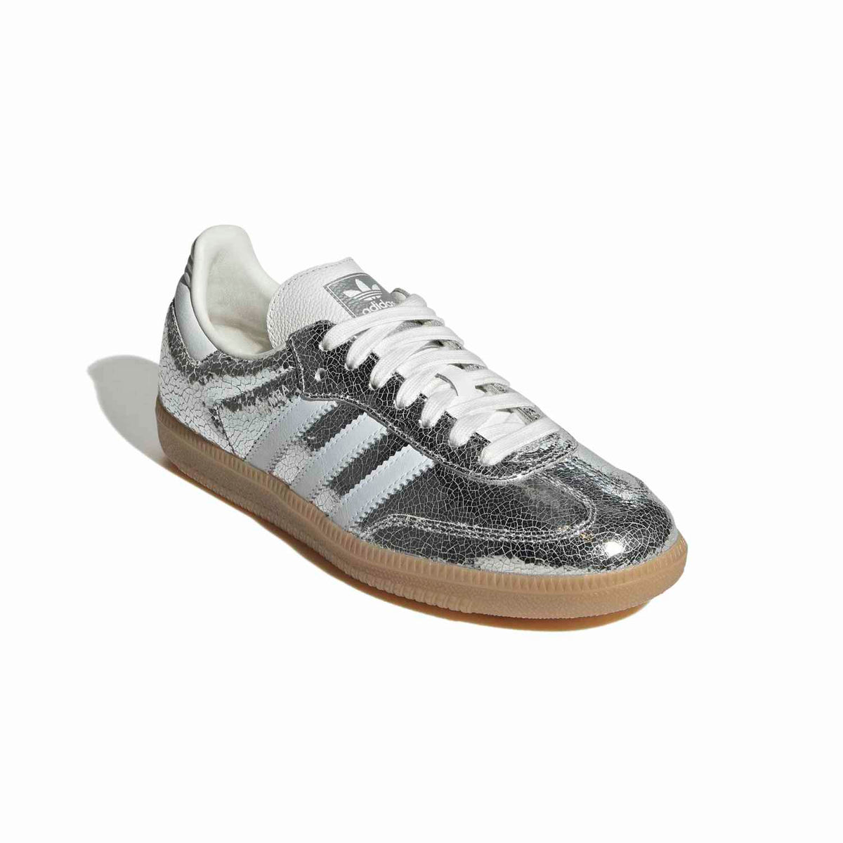 Sneakers Adidas Samba OG Femme argent et blanc – vue 3