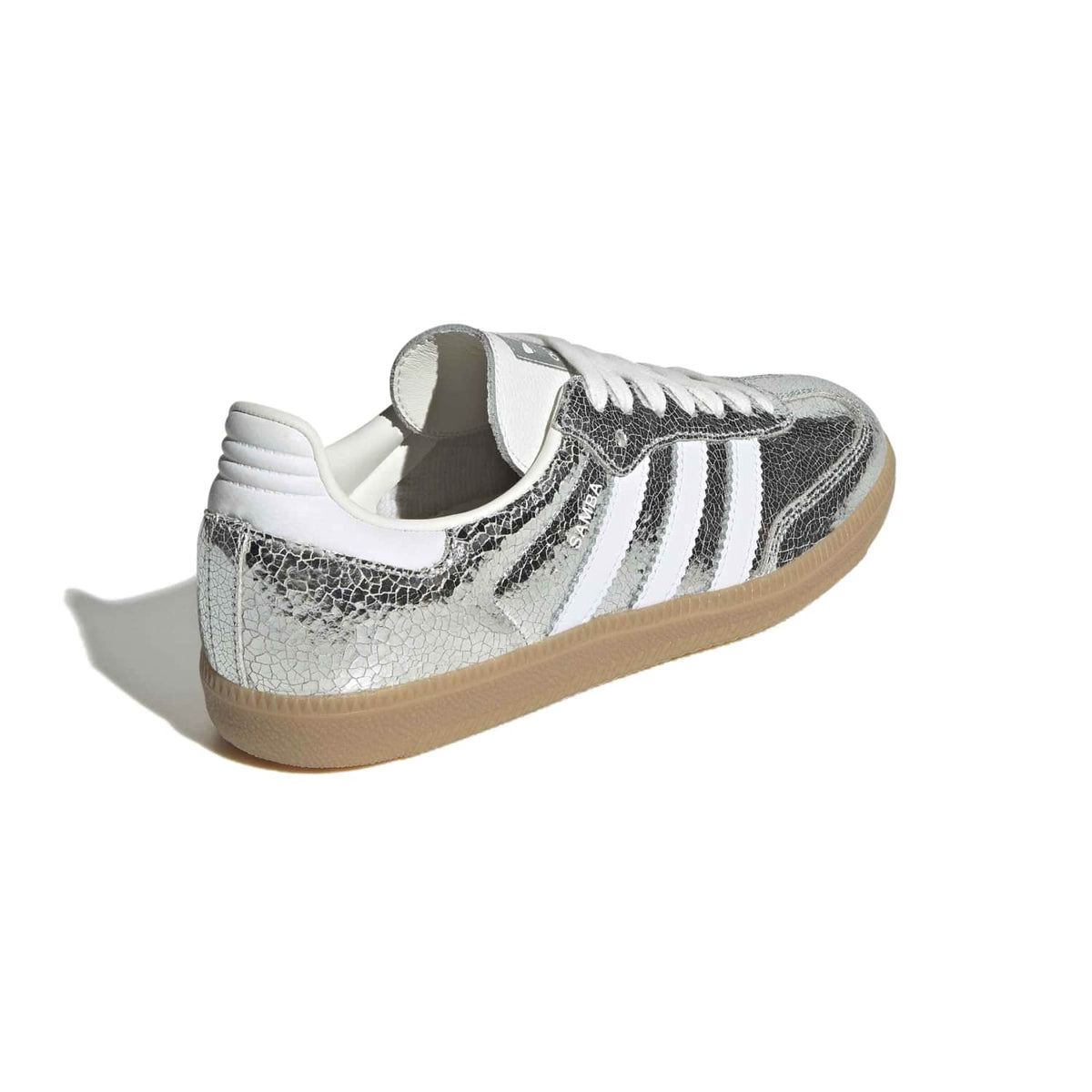Sneakers Adidas Samba OG Femme argent et blanc – vue 4