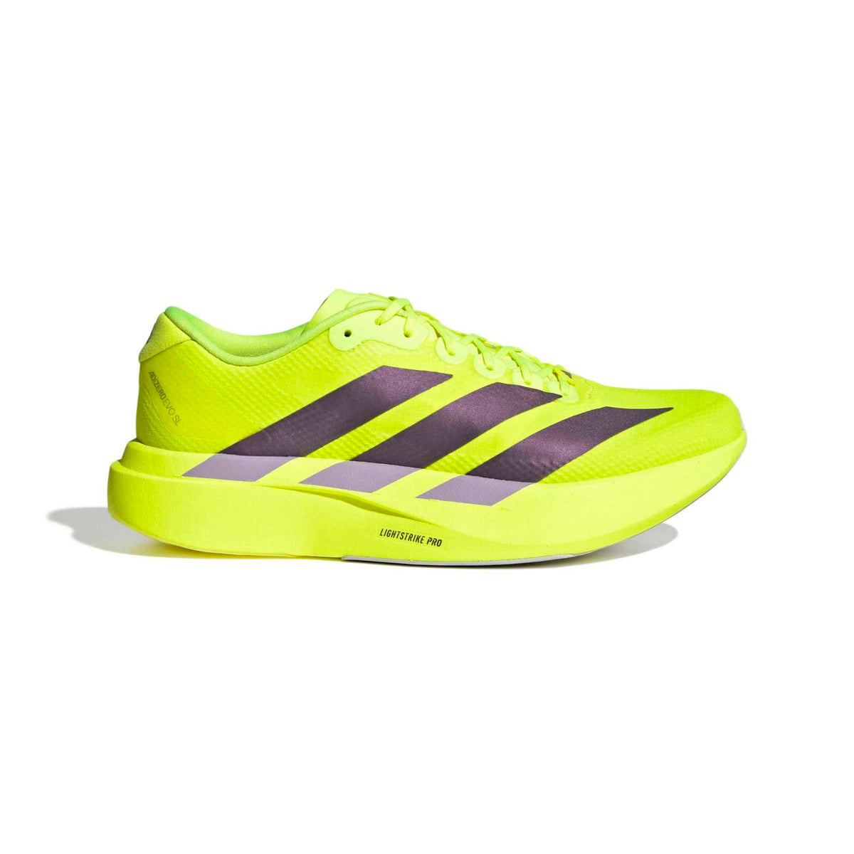 Chaussure de running Adidas Adizero Evo SL Woven M jaune et violet – vue 1