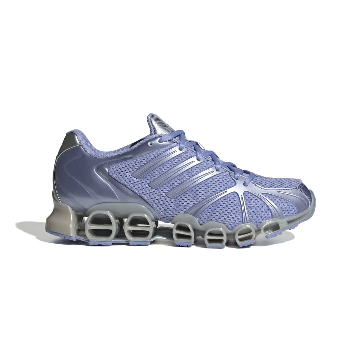Sneakers Adidas Mega Ghostride Femme bleu et argent – vue 1