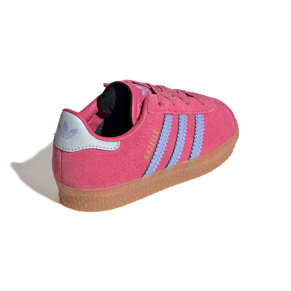 Sneakers Adidas Gazelle Bébé rose et bleu – vue 4