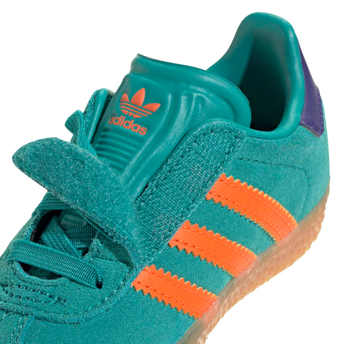 Sneakers Adidas Gazelle Bébé orange et violet – vue 5