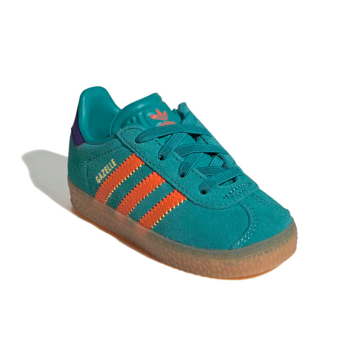 Sneakers Adidas Gazelle Bébé orange et violet – vue 3
