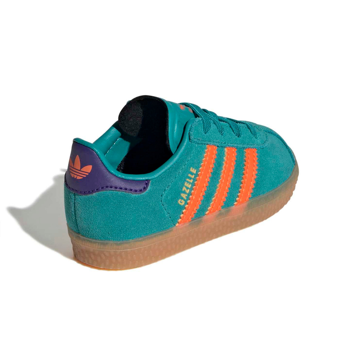 Sneakers Adidas Gazelle Bébé orange et violet – vue 4