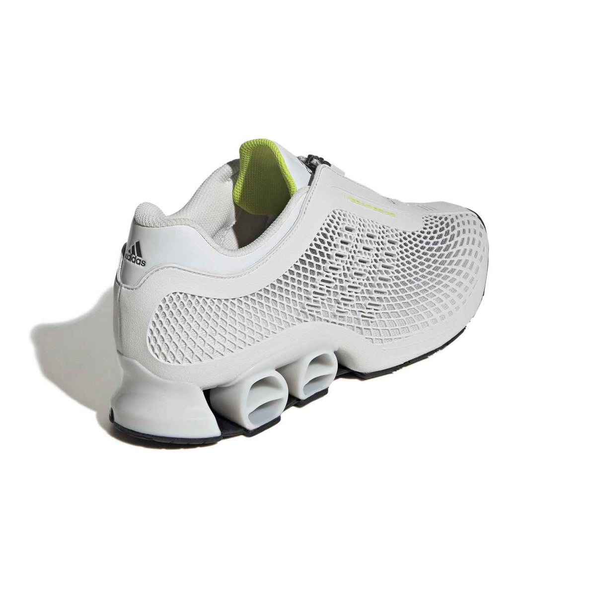Sneakers Adidas Megaride S2 blanc et jaune – vue 3