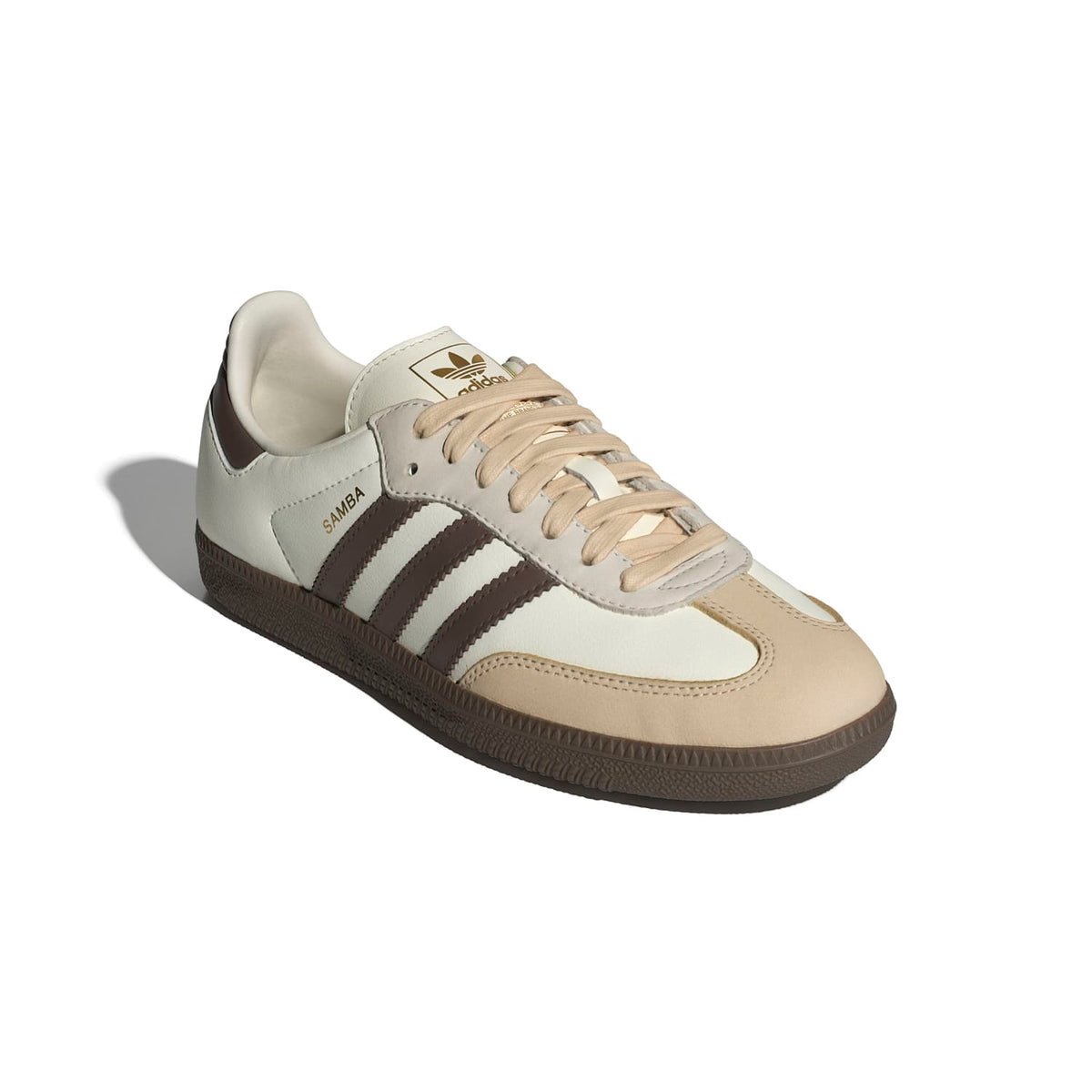 Sneakers Adidas Samba OG Femme écru et marron – vue 3