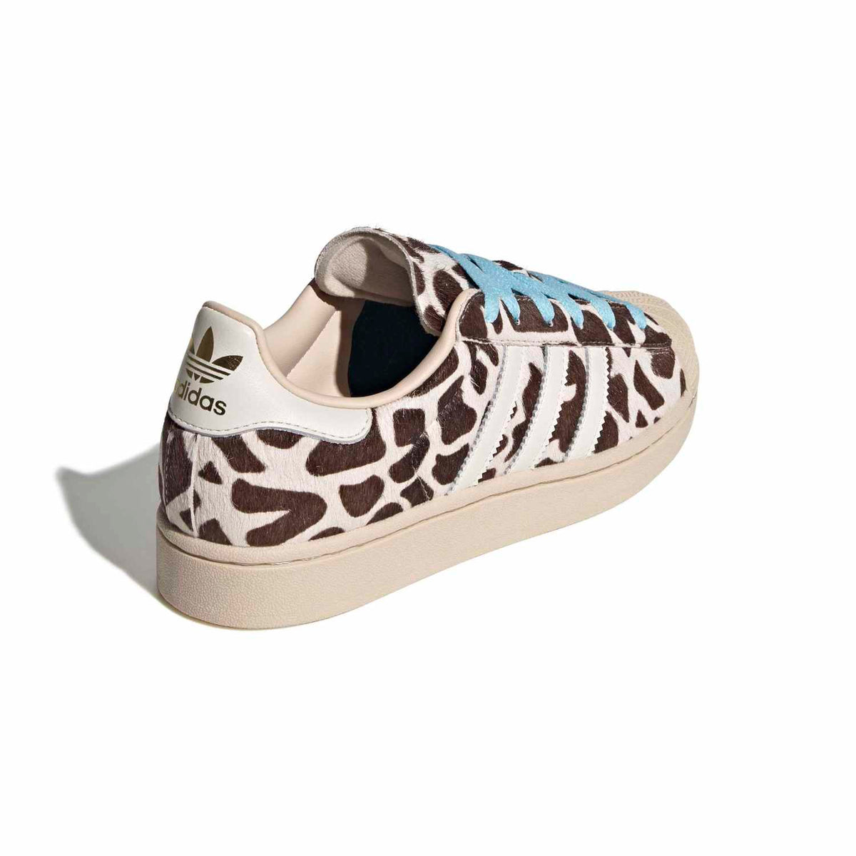 Sneakers Adidas Superstar II Femme écru et or – vue 4
