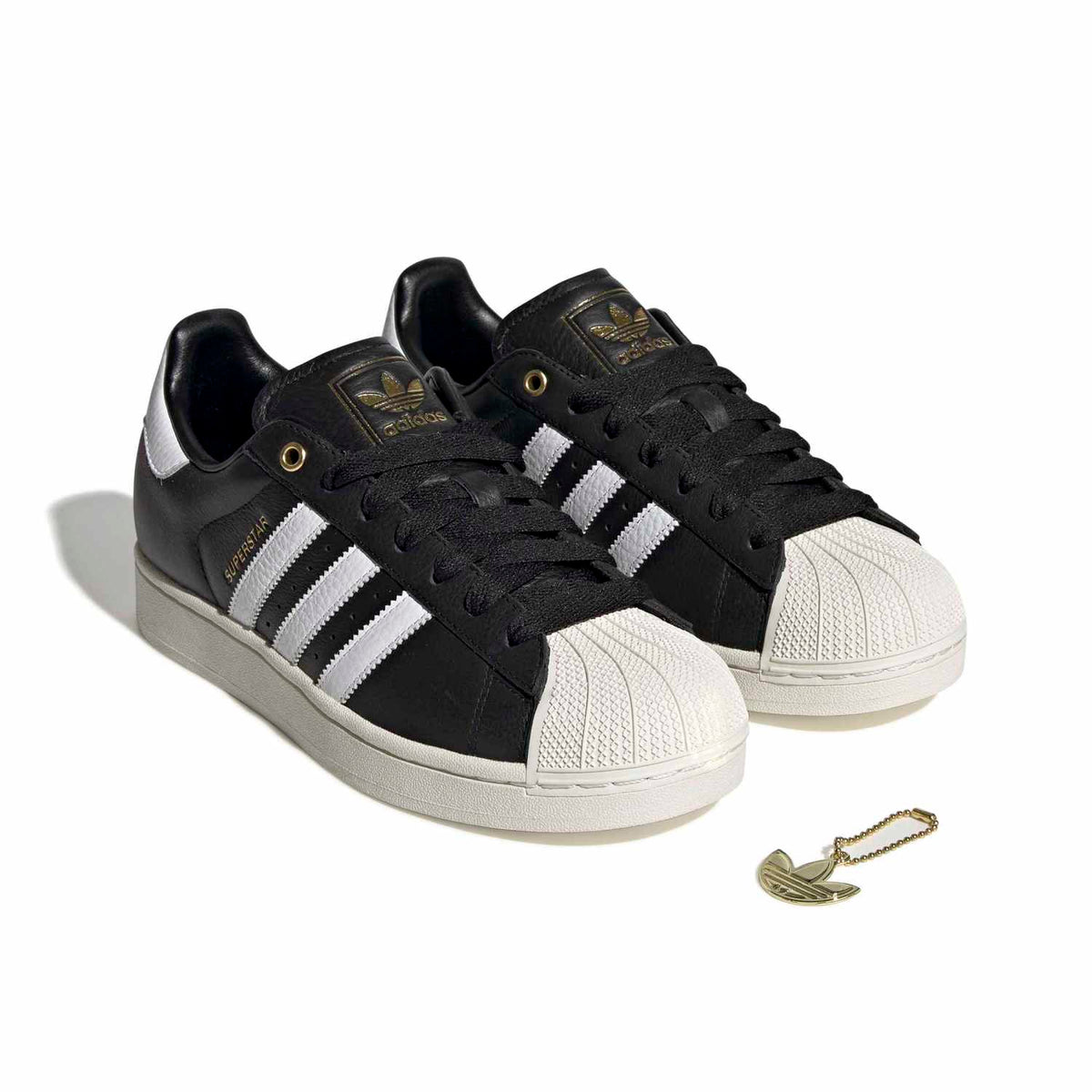 Sneakers Adidas Superstar II noir et blanc – vue 5