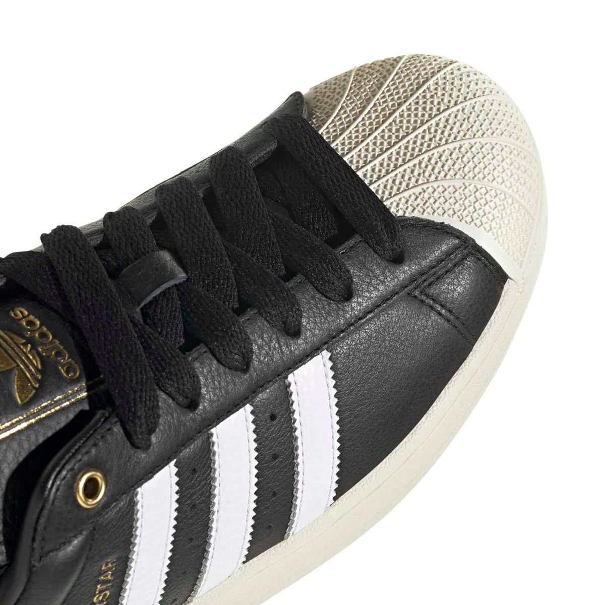 Sneakers Adidas Superstar II noir et blanc – vue 7