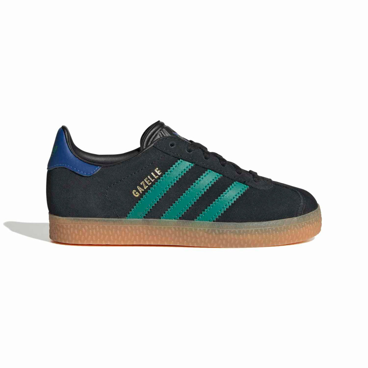 Sneakers Adidas Gazelle Enfant noir et vert – vue 1