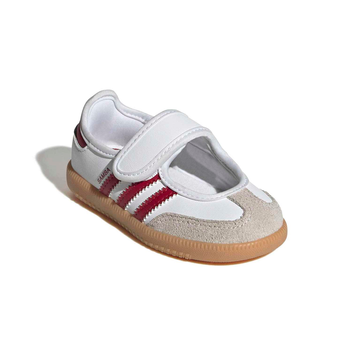 Sneakers Adidas Samba Jane Bébé blanc et rouge – vue 3