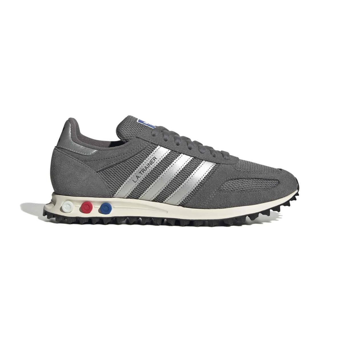 Sneakers Adidas La Trainer OG gris et argent – vue 1