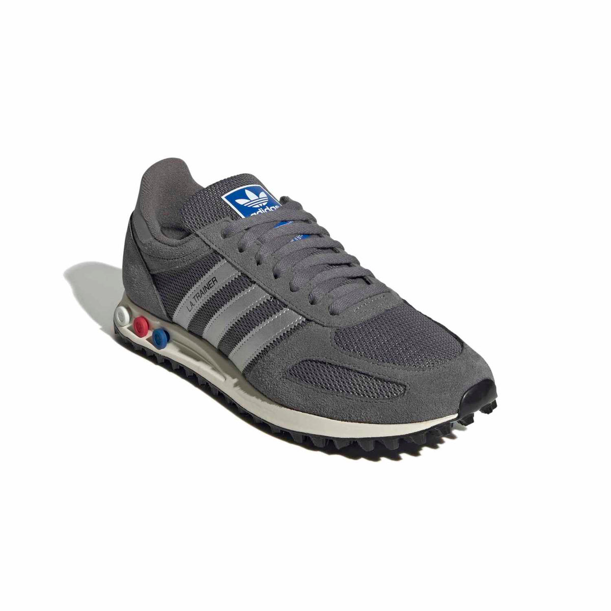 Sneakers Adidas La Trainer OG gris et argent – vue 3