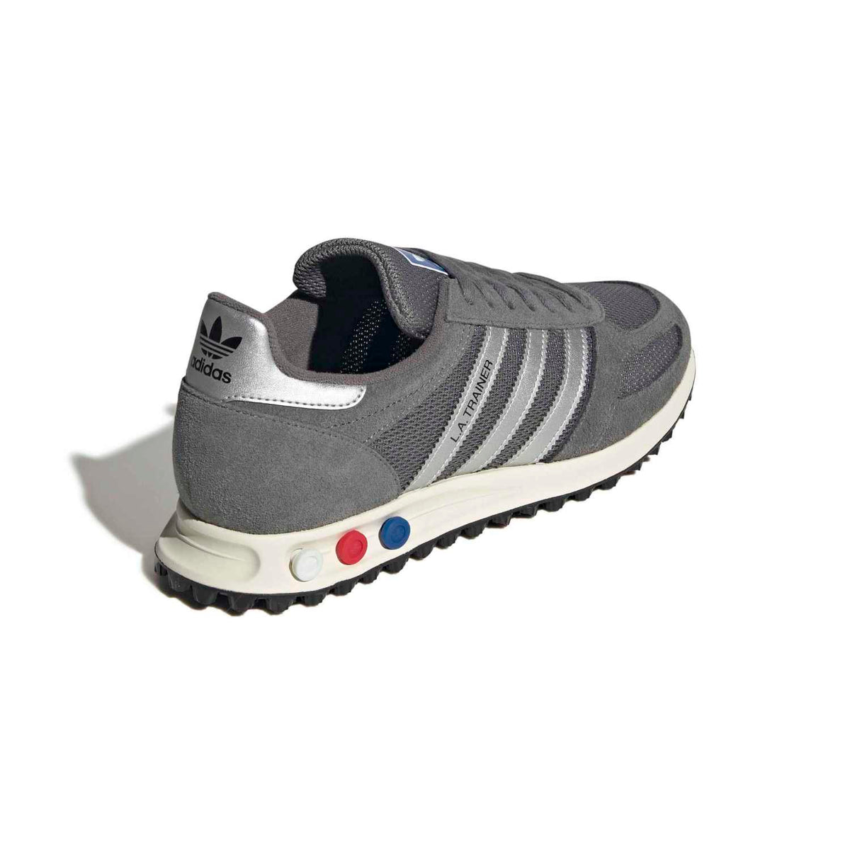 Sneakers Adidas La Trainer OG gris et argent – vue 4