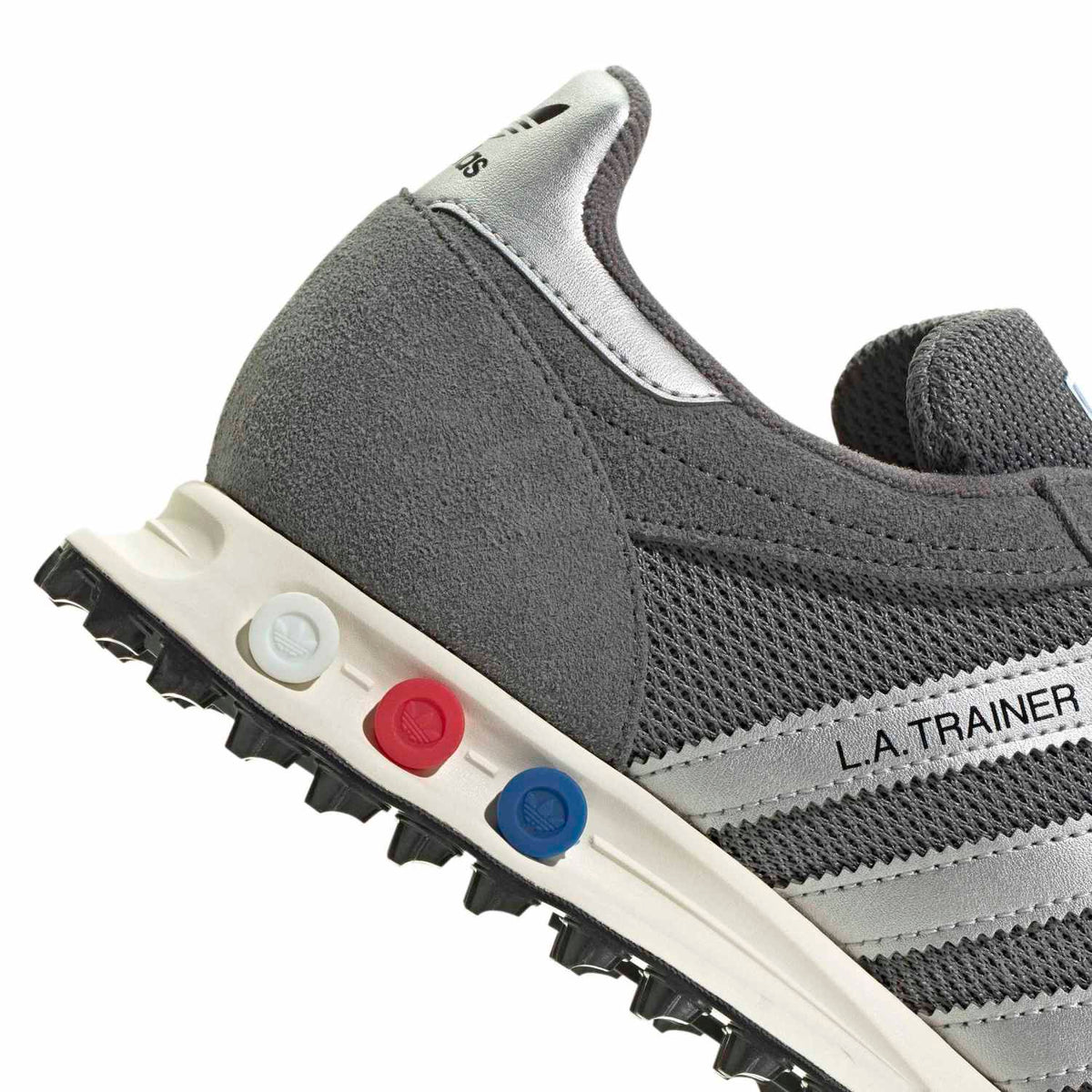 Sneakers Adidas La Trainer OG gris et argent – vue 6