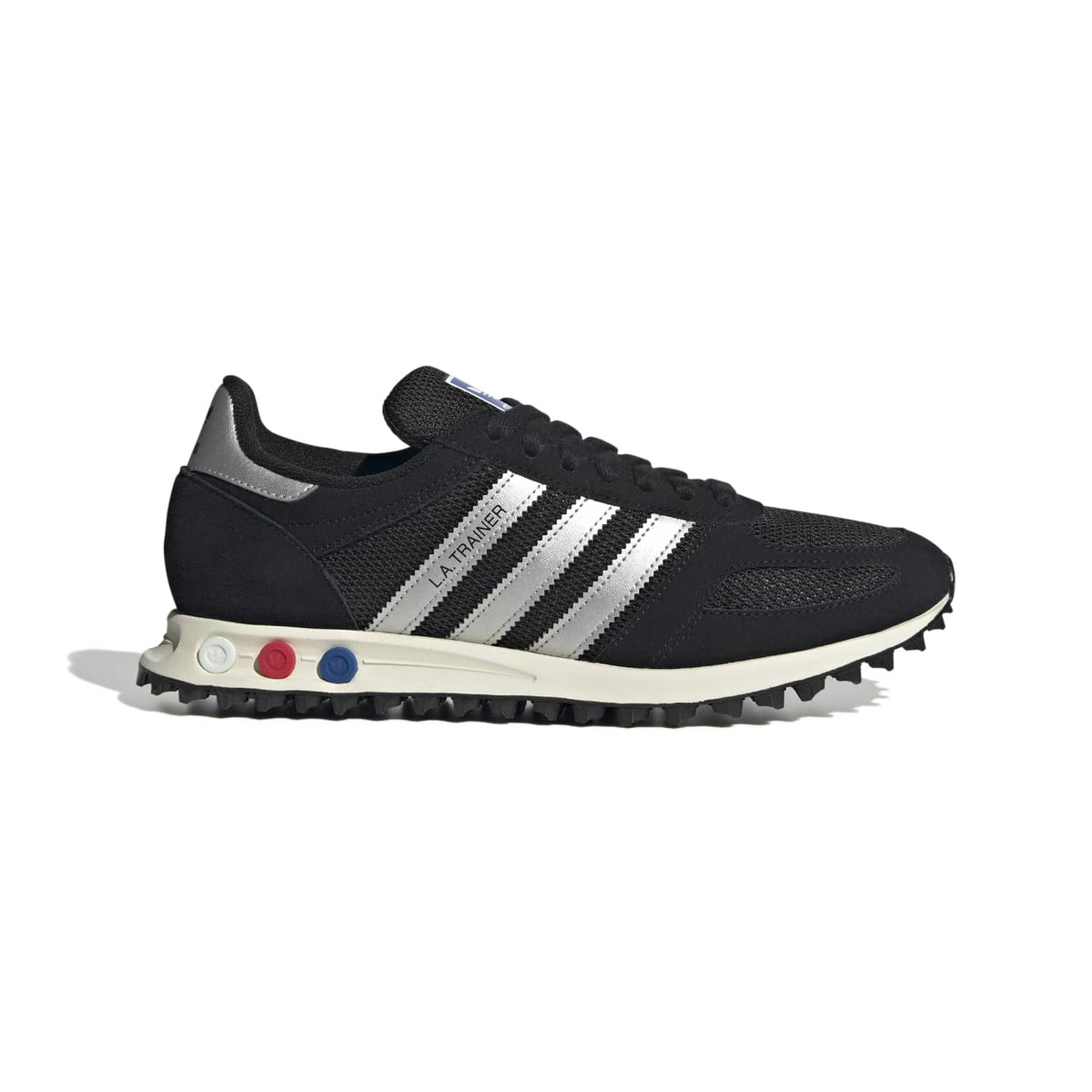 Sneakers Adidas La Trainer OG noir et argent – vue 1