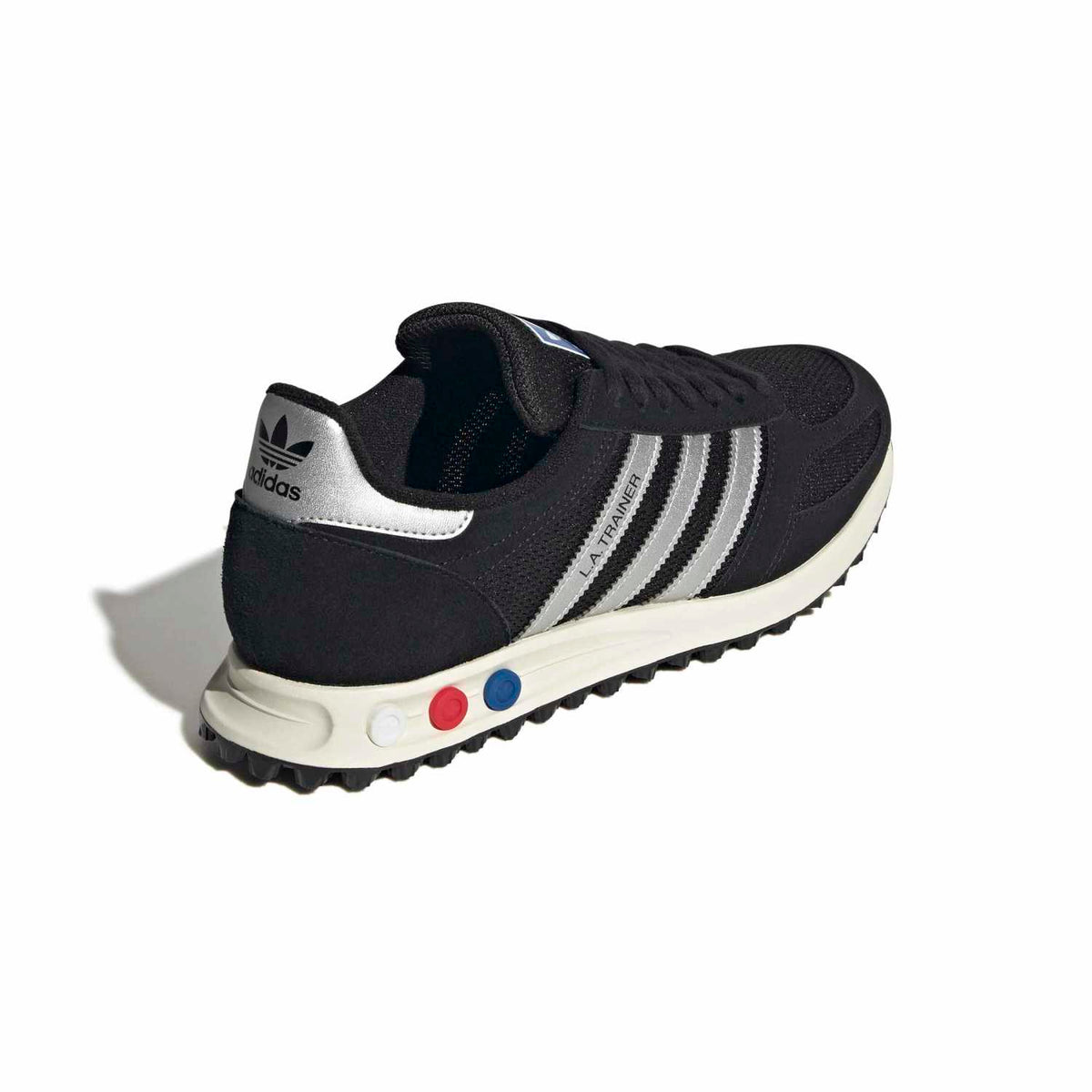Sneakers Adidas La Trainer OG noir et argent – vue 4