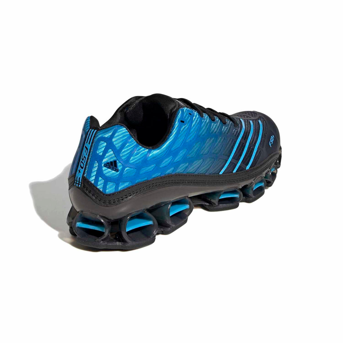 Sneakers Adidas Megaride F50 bleu et noir – vue 4