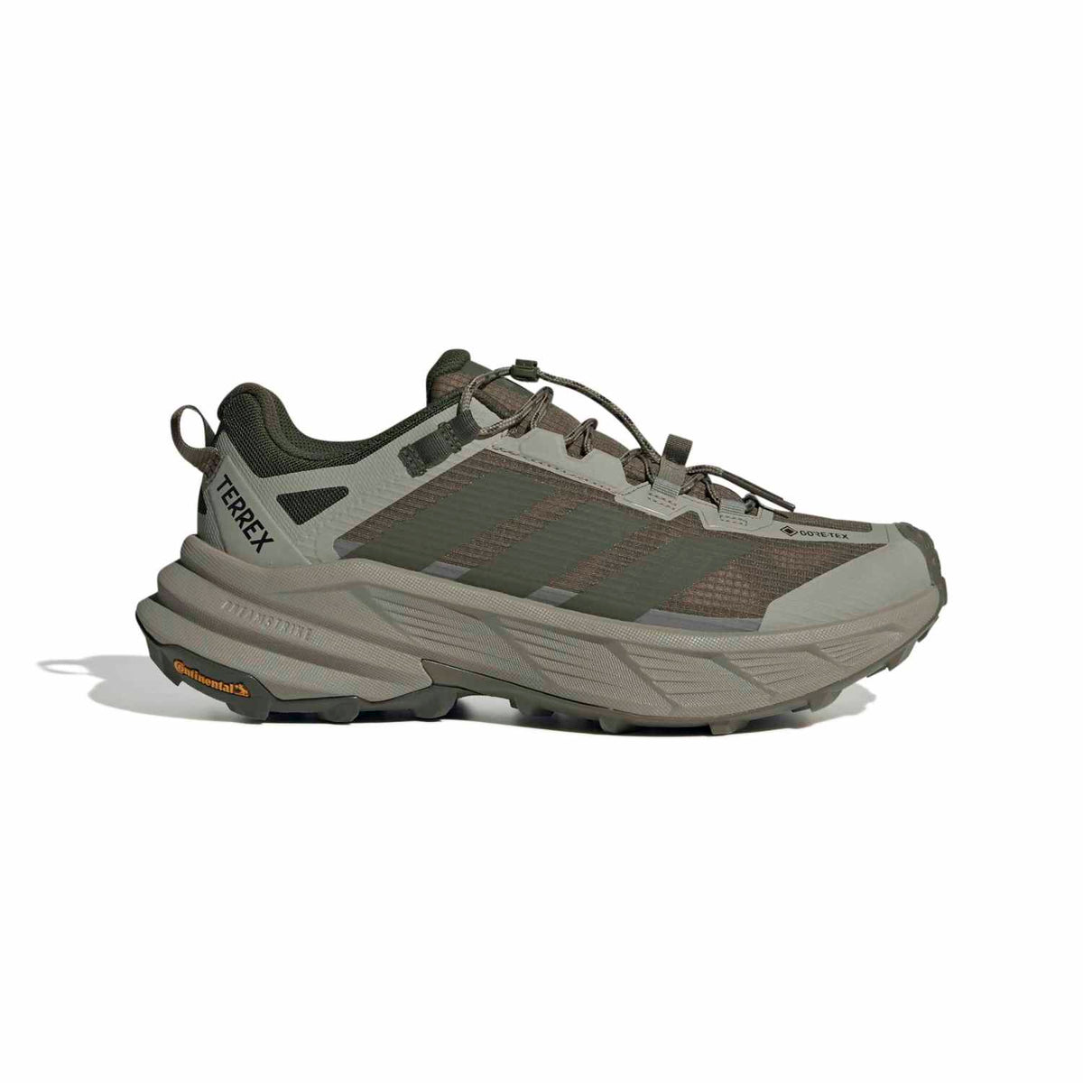 Chaussure de randonnée Adidas Terrex Freehiker SL GTX vert et gris – vue 1
