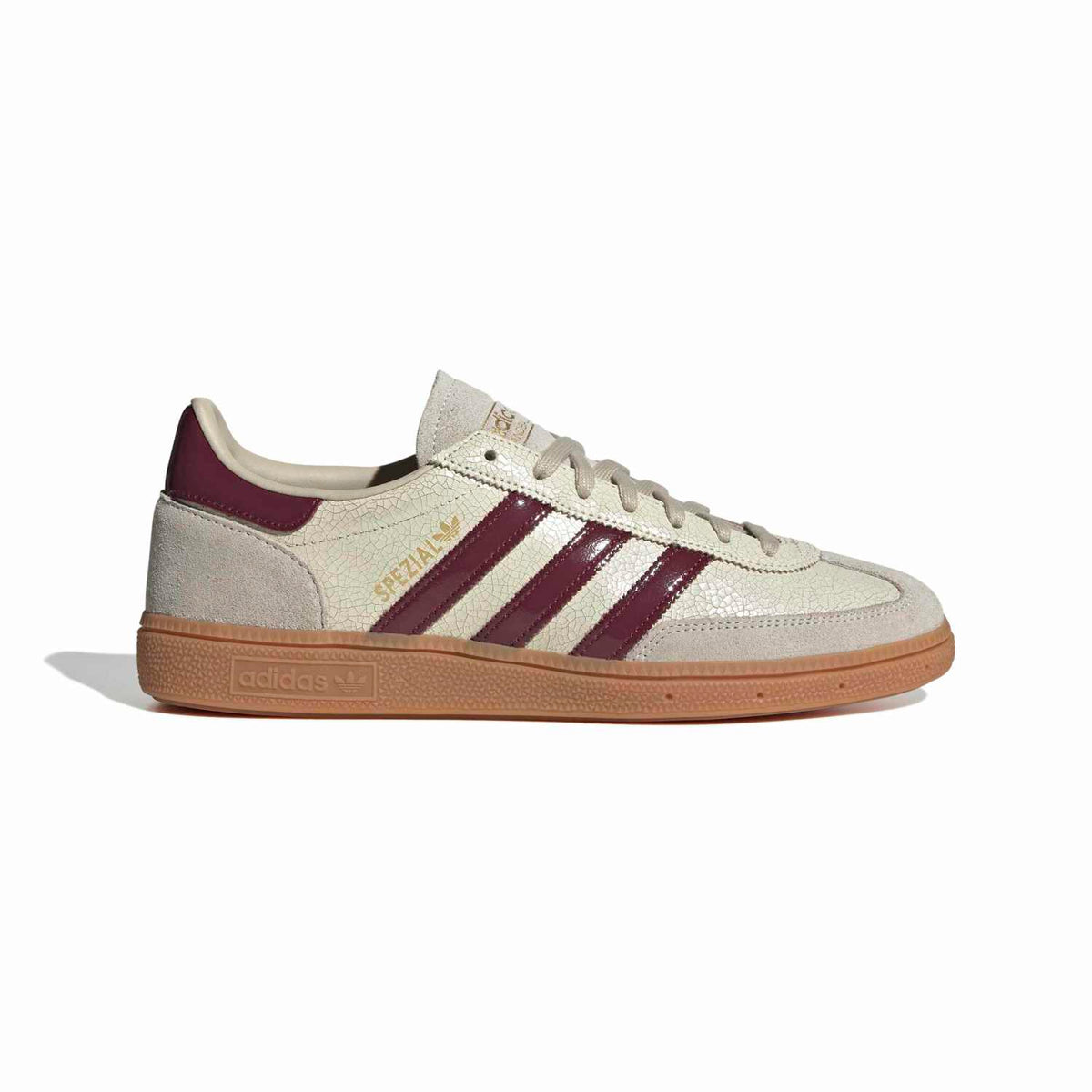 Sneakers Adidas Handball Spezial Femme écru et rouge – vue 1