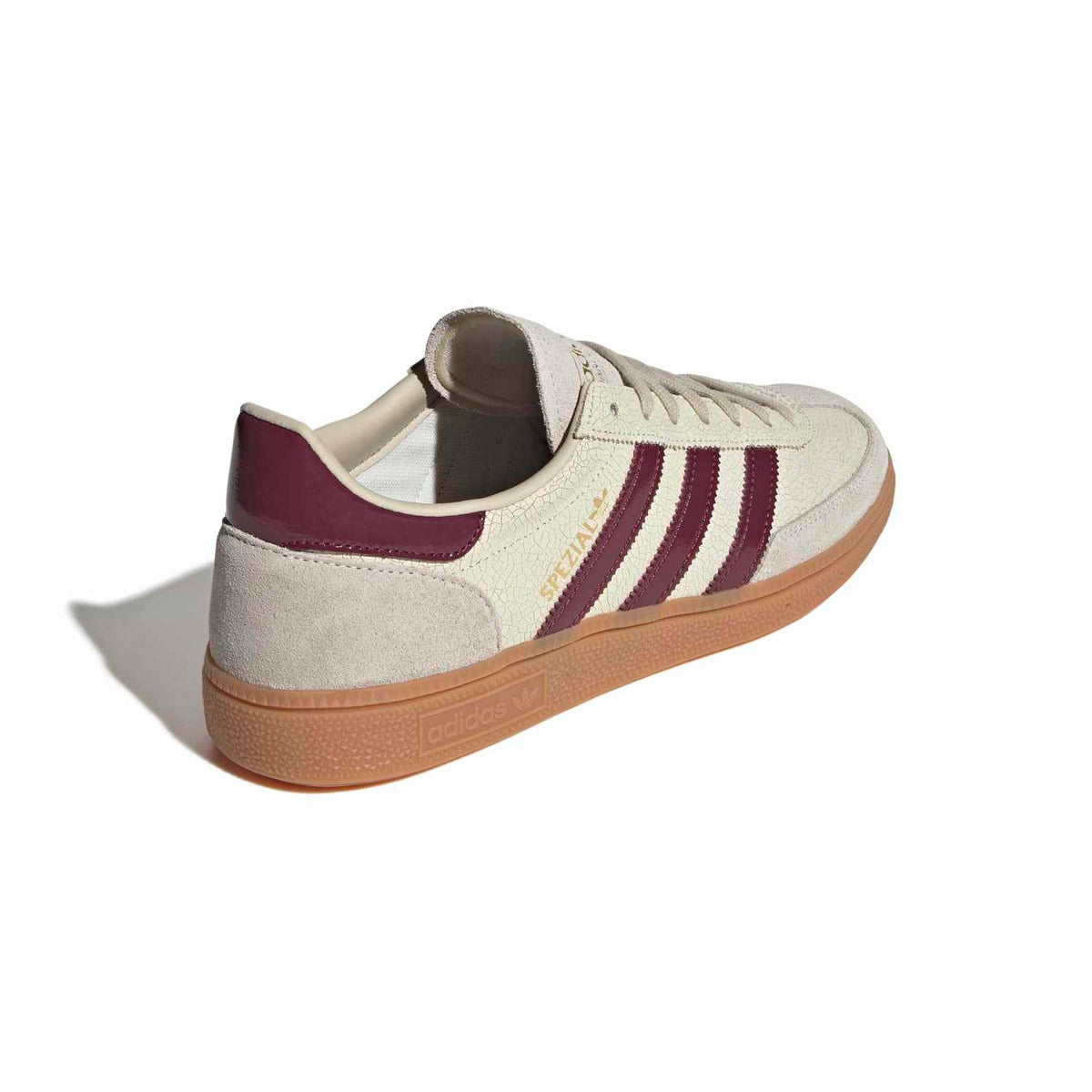 Sneakers Adidas Handball Spezial Femme écru et rouge – vue 3