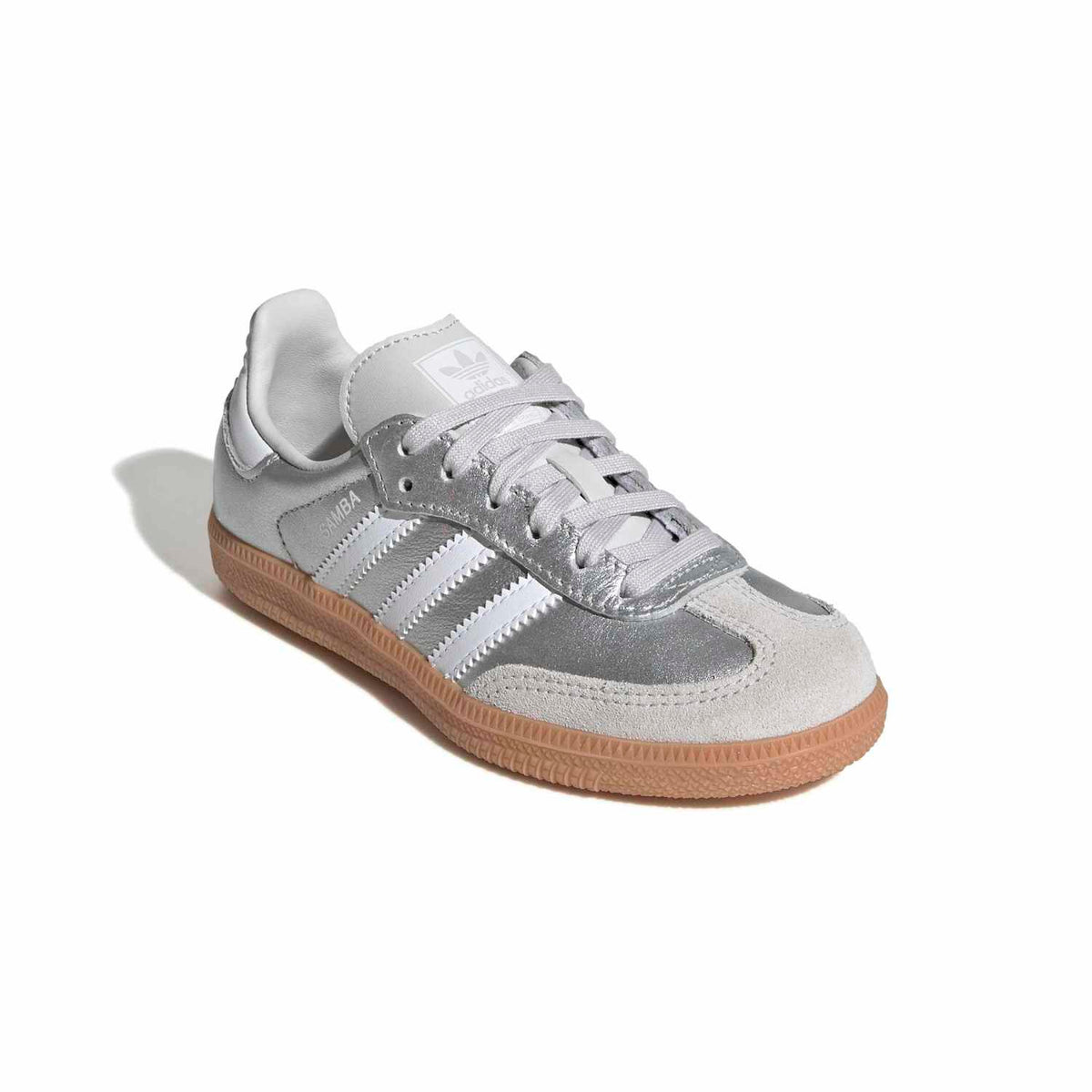 Sneakers Adidas Samba OG Enfant argent et blanc – vue 3