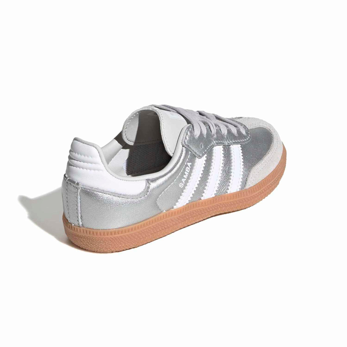 Sneakers Adidas Samba OG Enfant argent et blanc – vue 4