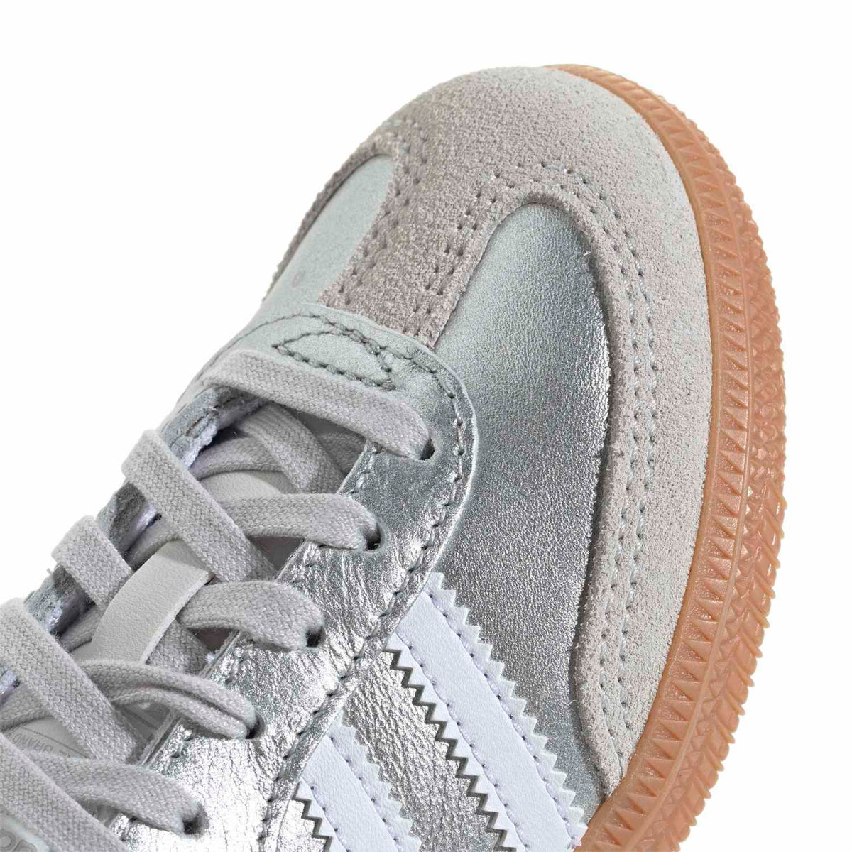 Sneakers Adidas Samba OG Enfant argent et blanc – vue 5