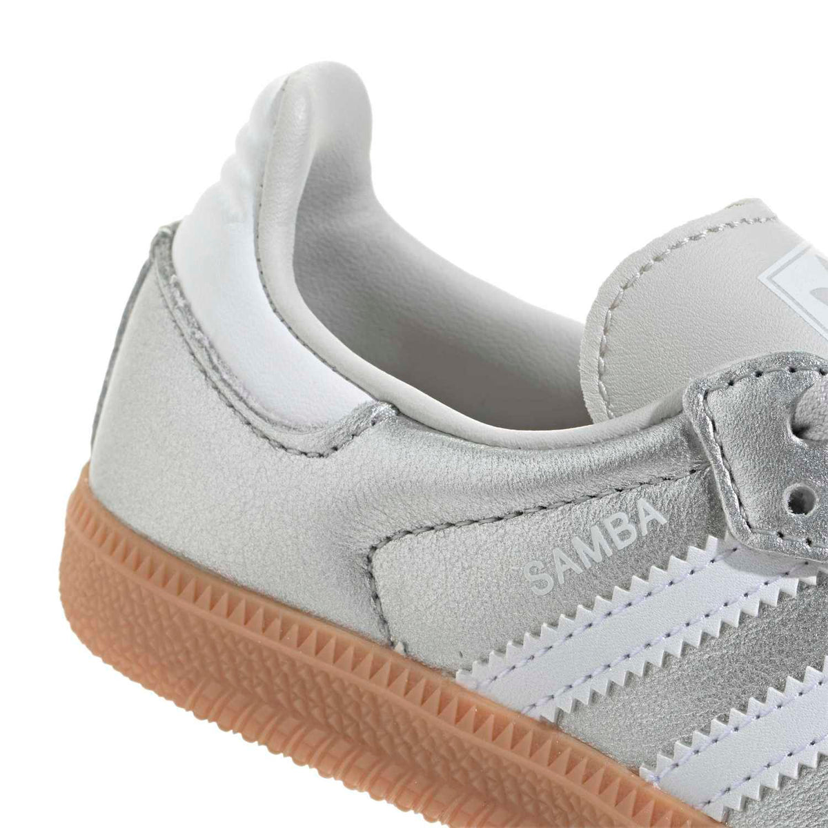 Sneakers Adidas Samba OG Enfant argent et blanc – vue 6