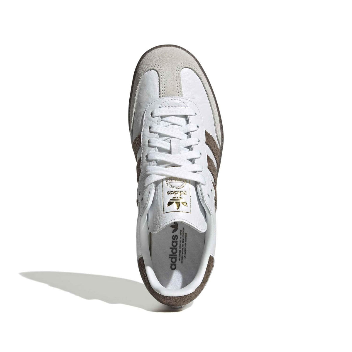 Sneakers Adidas Samba OG Femme blanc et marron – vue 5