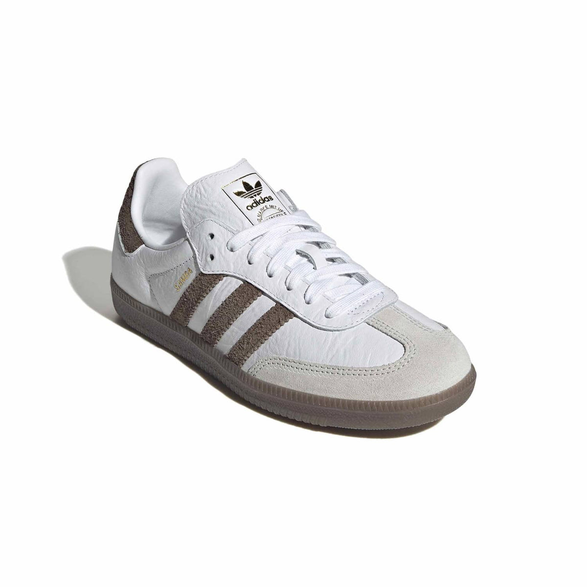 Sneakers Adidas Samba OG Femme blanc et marron – vue 3