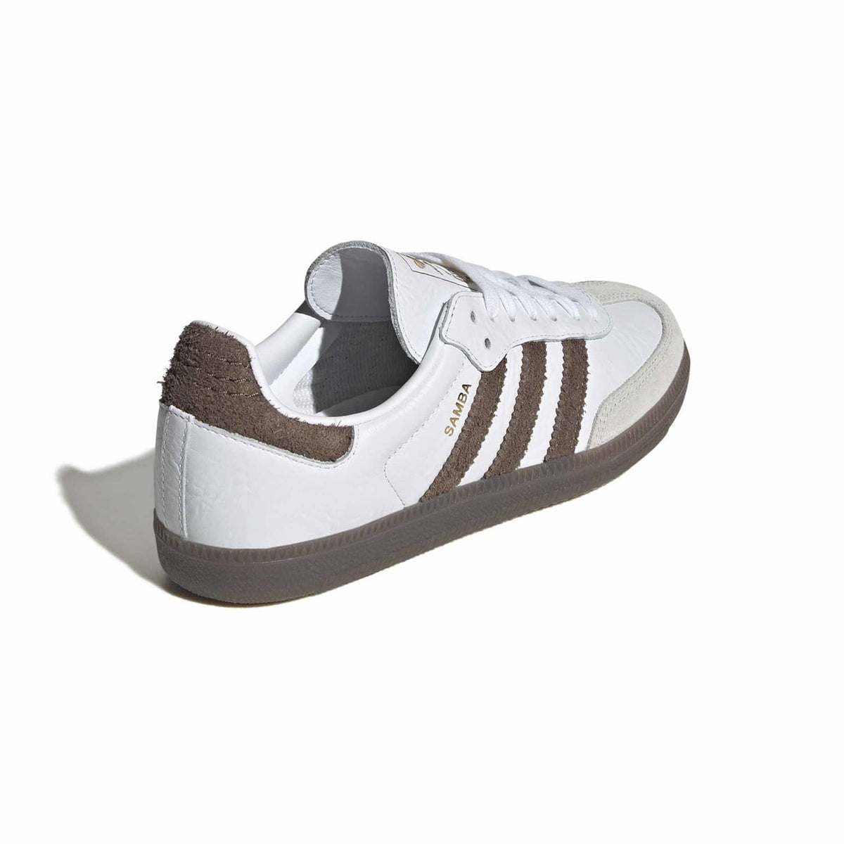 Sneakers Adidas Samba OG Femme blanc et marron – vue 4