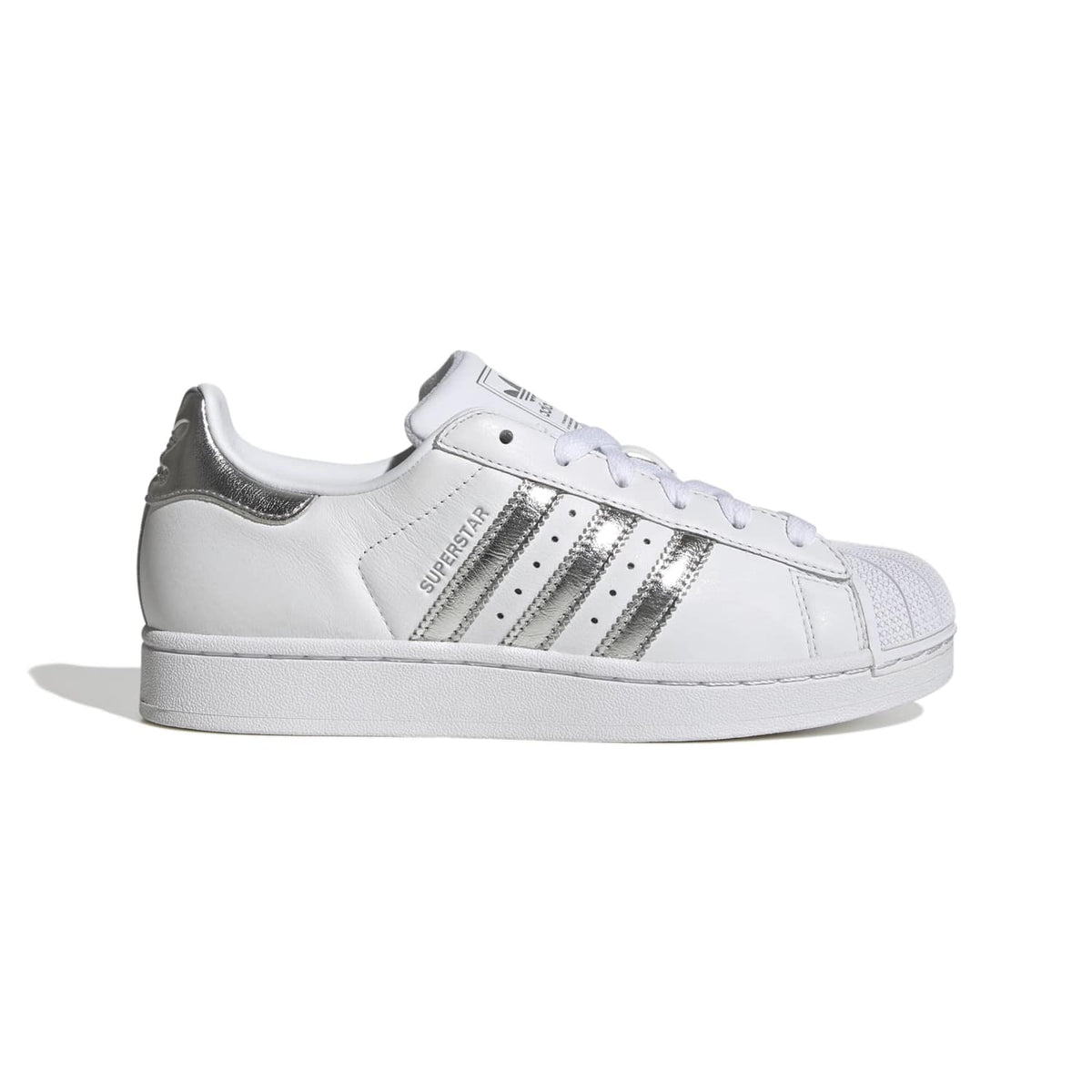 Sneakers Adidas Superstar II Femme blanc et argent – vue 1