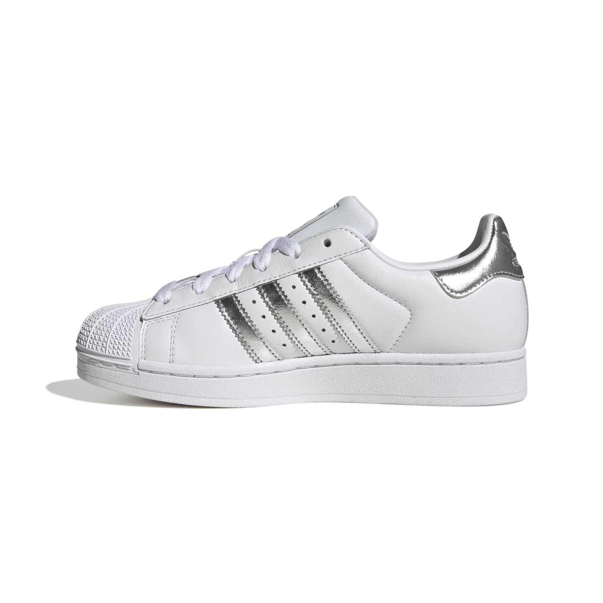 Sneakers Adidas Superstar II Femme blanc et argent – vue 2