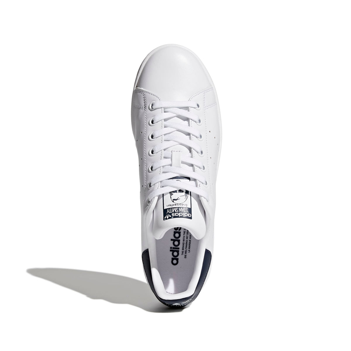 Sneakers Adidas Stan Smith écru et bleu – vue 5