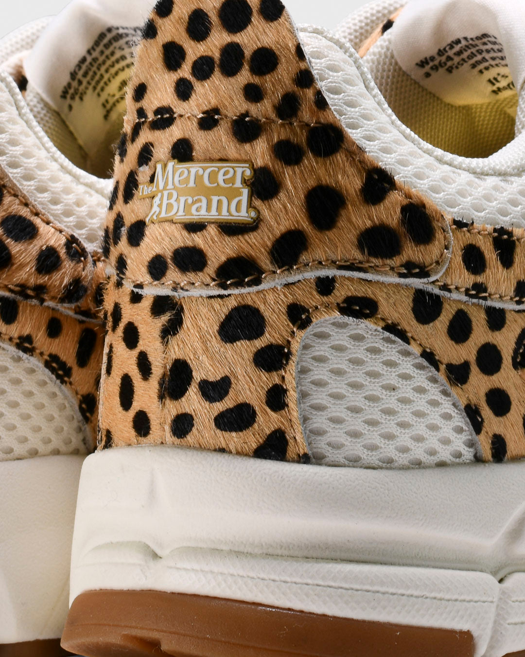 Sneakers The Mercer Re-Run Femme imprimé et marron – vue 4