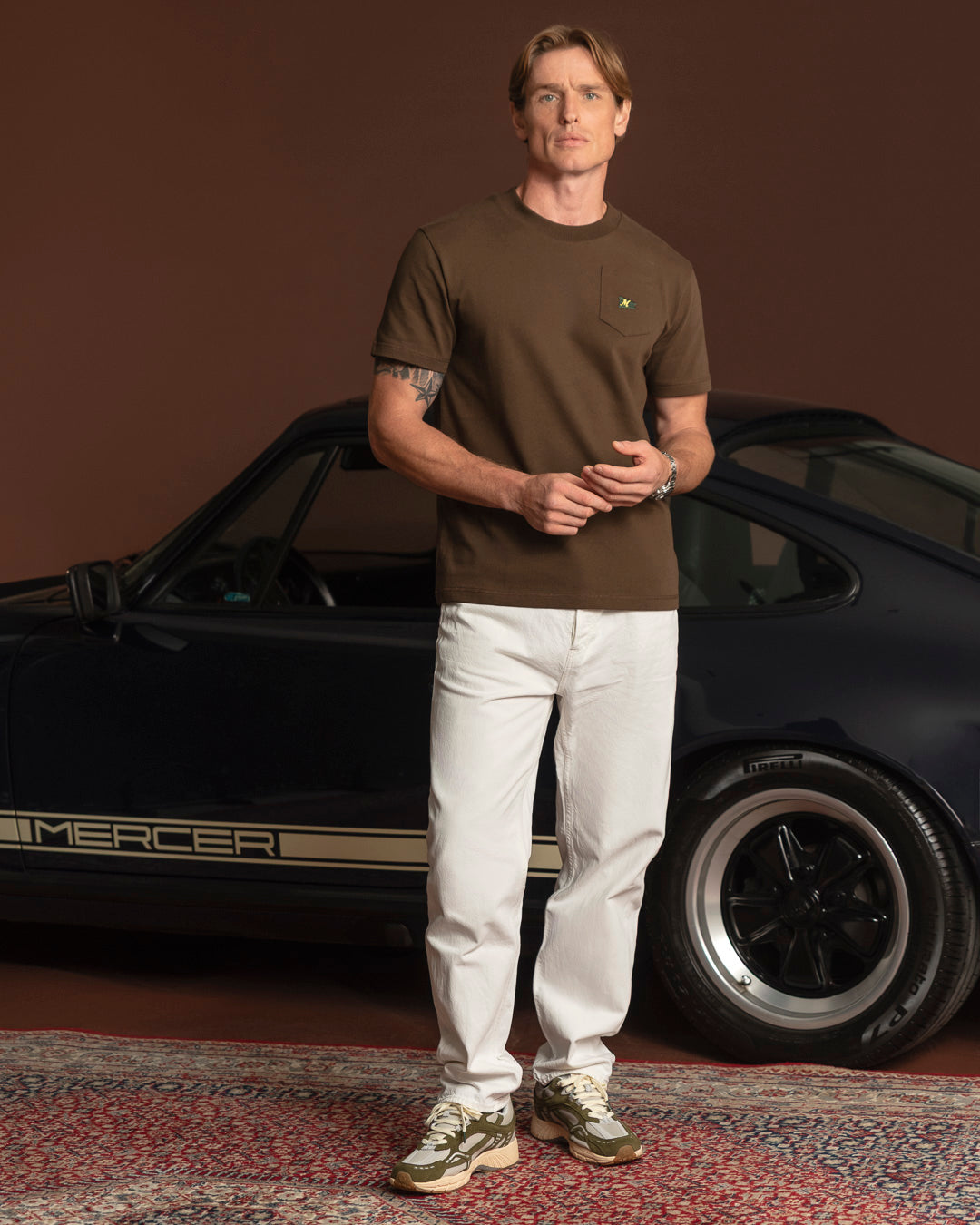 Sneakers The Mercer Re-Run vert – vue 5