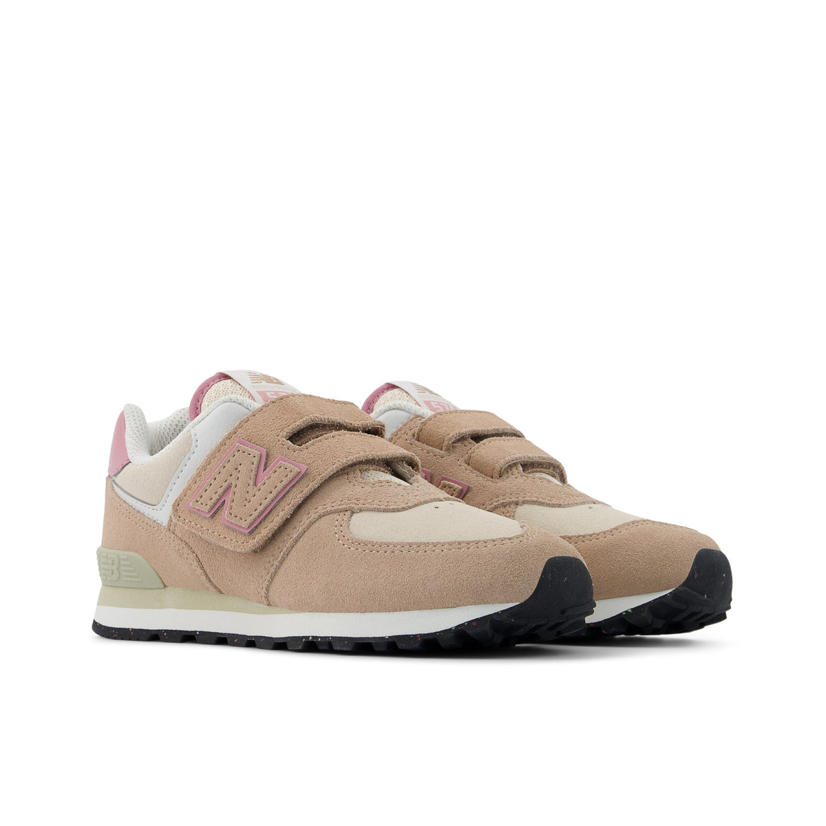 Sneakers New Balance 574 Enfant rose – vue 3